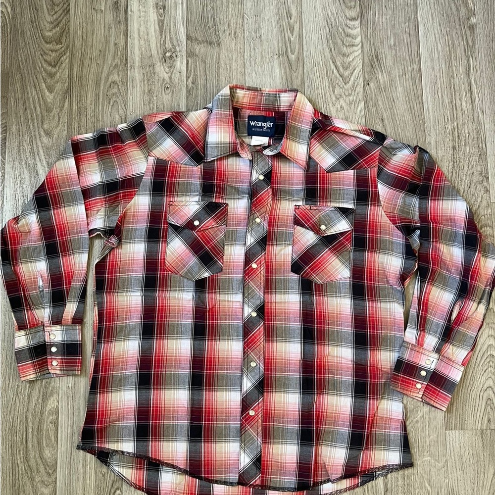 Wrangler Red and Black Checkered Shirt